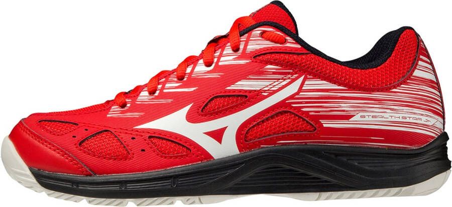 Mizuno Stealth Star Sportschoenen Unisex rood wit zwart - Foto 5