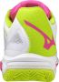 Mizuno Wave Exceed Light Tennisbannen Schoenen White Fuchsiafed Acidlim Dames - Thumbnail 4