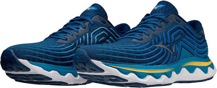 Mizuno Wave Horizon 6 Hardloopschoenen Estate Blue Estate Blue Frenblue Heren