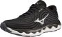 Mizuno Wave Horizon 6 Dames Sportschoenen Hardlopen Weg zwart wit - Thumbnail 5