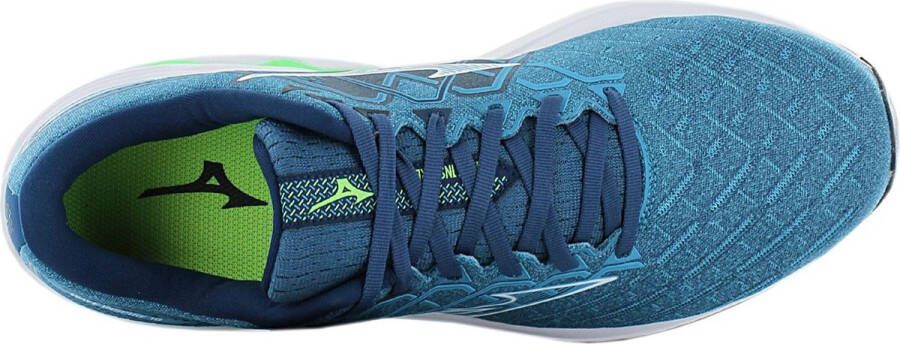 Mizuno Wave Inspire 18 Heren Sportschoenen Hardlopen Weg blauw wit