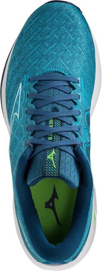 Mizuno Wave Inspire 18 Heren Sportschoenen Hardlopen Weg blauw wit