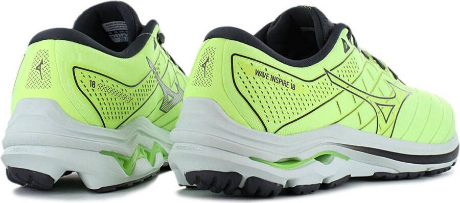 Mizuno Wave Inspire 18 Heren Hardloopschoenen Running Schoenen Geel J1G - Foto 5