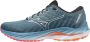 Mizuno Wave Inspire 19 J1GC234401 Mannen Blauw Hardloopschoenen - Thumbnail 9