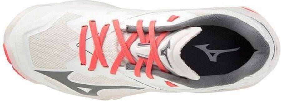 Mizuno Wave Lightning Z6 Dames Sportschoenen wit roze