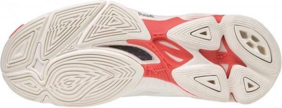 Mizuno Wave Lightning Z6 Dames wit roze