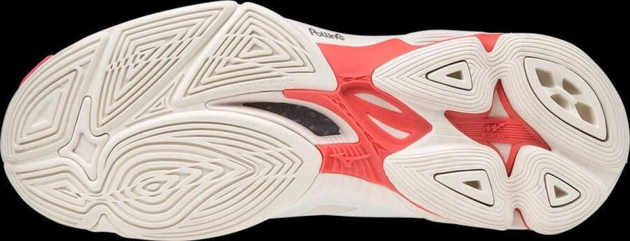 Mizuno Wave Lightning Z6 Dames wit roze