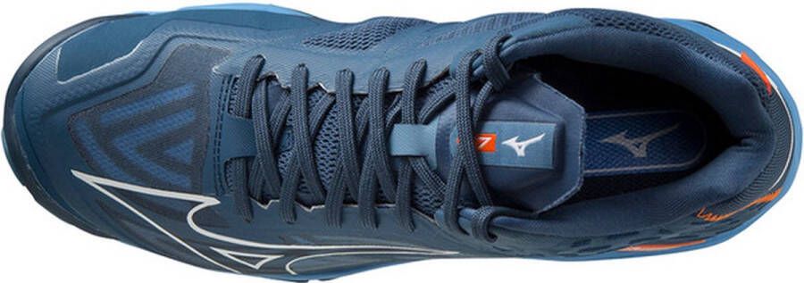 Mizuno Wave Lightning Z7 Mid Sportschoenen Volleybal Indoor blauw