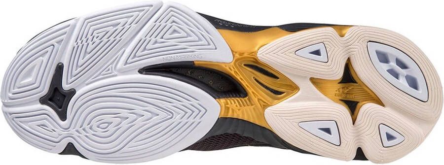 Mizuno Wave Lightning Z7 Volleybalschoenen Blackoyster Mpgold Irongat Heren