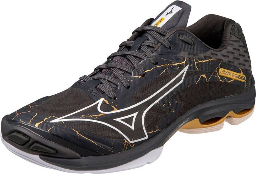 Mizuno Wave Lightning Z7 Volleybalschoenen Blackoyster Mpgold Irongat Heren