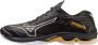 Mizuno Wave Lightning Z7 Volleybalschoenen Blackoyster Mpgold Irongat Kinderen - Thumbnail 4