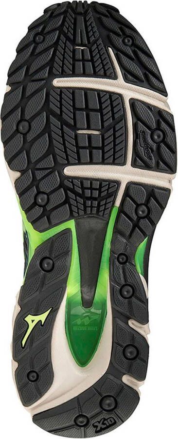 Mizuno Wave Paradox 5 Heren Sportschoenen Hardlopen Weg zwart groen ...