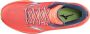 Mizuno Wave Rebellion Dames Sportschoenen Hardlopen Weg rood zilver - Thumbnail 4