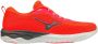 Mizuno Wave Revolt 2 Hardloopschoenen Fiery Coral 2 Metallic Gray Quite Shade Dames - Thumbnail 3