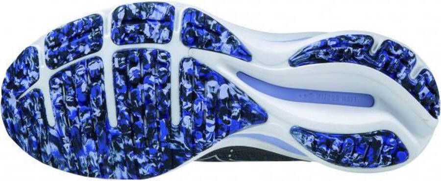 Mizuno Wave Rider 25 Dames Sportschoenen Hardlopen Weg grijs paars