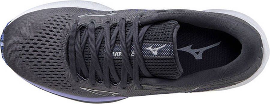 Mizuno Wave Rider 25 Dames Sportschoenen Hardlopen Weg grijs paars