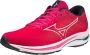 Mizuno Wave Rider 25 Dames Sportschoenen Hardlopen Weg roze wit - Thumbnail 7