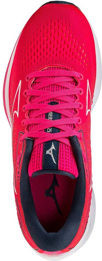 Mizuno Wave Rider 25 Hardloopschoenen Rood Vrouw