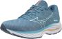 Mizuno Wave Rider 26 Dames Sportschoenen Hardlopen Weg lichtblauw wit - Thumbnail 3