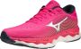 Mizuno Wave Sky 5 Dames Sportschoenen Hardlopen Weg zwart zilver - Thumbnail 8