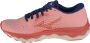 Mizuno Wave Sky 6 Hardloopschoenen Peach Bud Vaporous Gray Estate Blue Dames - Thumbnail 6