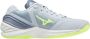 Mizuno Wave Stealth Neo Dames Sportschoenen Volleybal Indoor grijs wit - Thumbnail 3