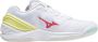 Mizuno Wave Stealth Neo Dames Sportschoenen Volleybal Indoor wit geel - Thumbnail 4