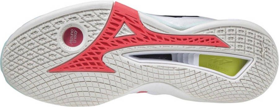 Mizuno Wave Stealth Neo Dames Sportschoenen Volleybal Indoor wit geel