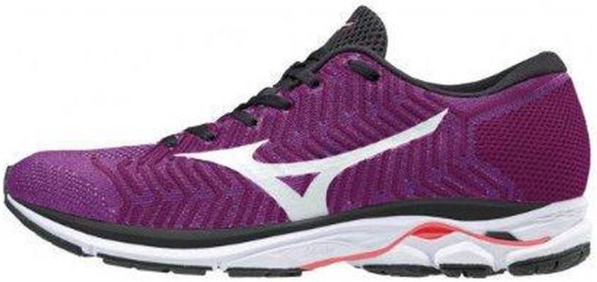 Mizuno Waveknit R1 paars hardloopschoenen dames (J1GD182401)