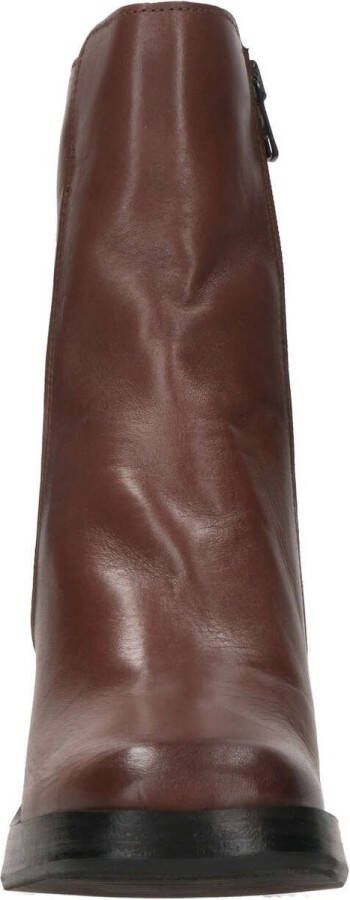 Mjus Enkellaarsje Vrouwen Bruin Cognac