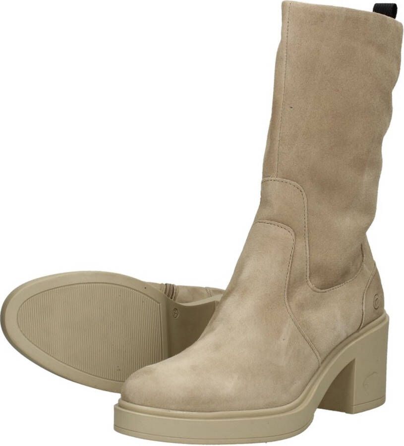 Mjus Enkellaarsjes Hak Enkellaarsjes Hak Beige