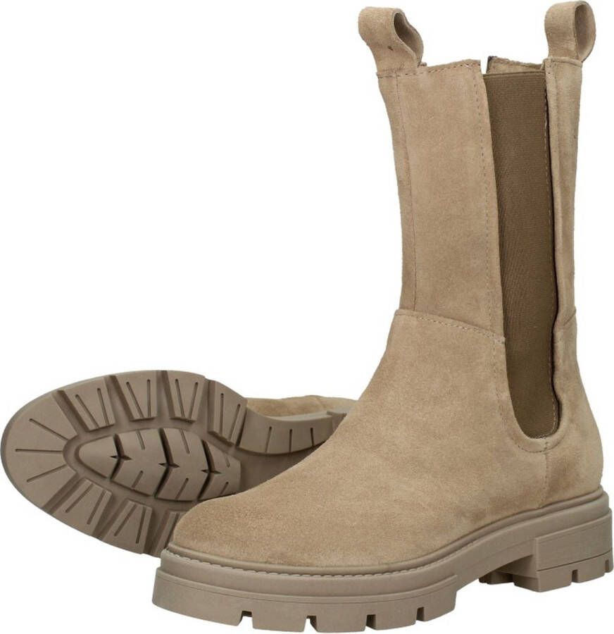 Mjus Beatrix M79203 hoge leren chelsea boots beige - Foto 7