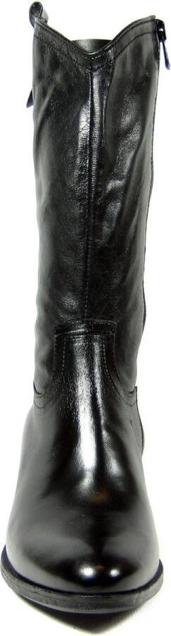 Mjus Zwarte Cowboylaarsjes Schoenen