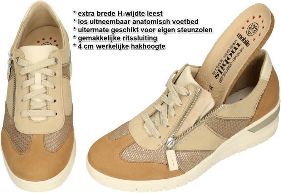 Mobils Ergonomic Mobils Ergonomi Dames beige sneakers