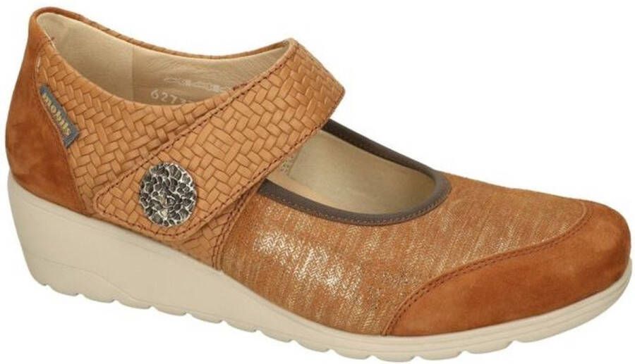 Mobils Ergonomic Mobils Ergonomi Dames cogna caramel ballerina's & mocassins