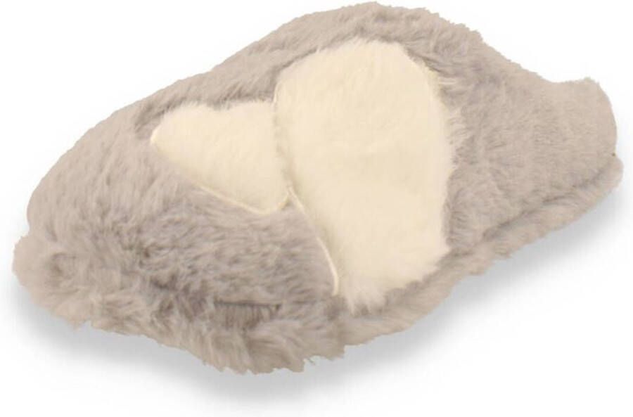 Mode-Mania Dames Pantoffel Grau
