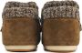 Moon Boot Enkellaarsjes Dames Outdoor Snowboots Damesschoenen Nylon 14601000 Bruin combi - Thumbnail 9