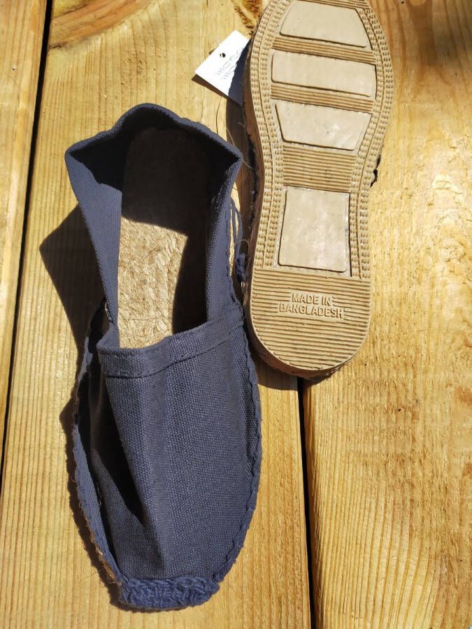 Mora Espadrille junior kleur donkerblauw zomer schoen zomerschoen junior jongen meisje kinderschoen