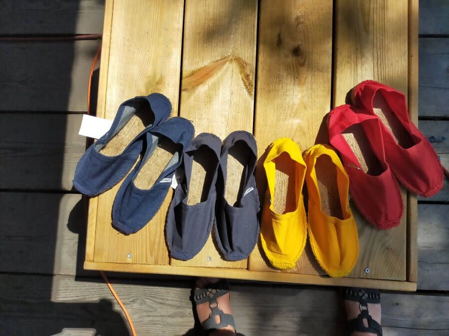 Mora Espadrille junior kleur donkerblauw zomer schoen zomerschoen junior jongen meisje kinderschoen