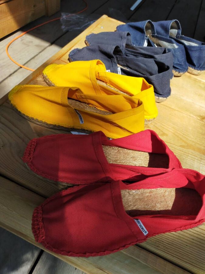 Mora Espadrille junior kleur geel zomer schoen zomerschoen junior jongen meisje kinderschoen