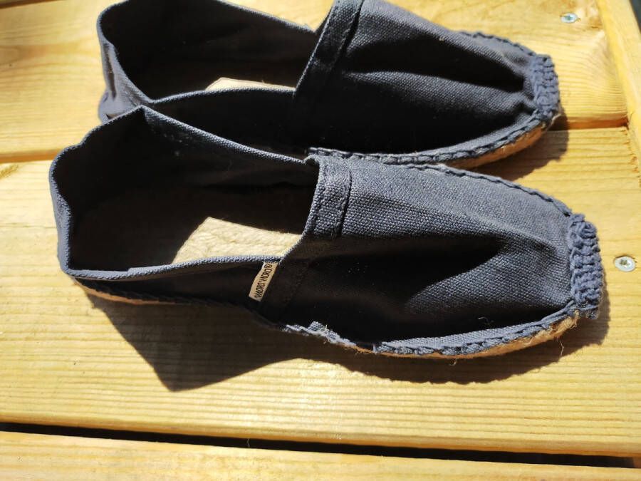 Mora Espadrille junior kleur jeansblauw zomer schoen zomerschoen junior jongen meisje kinderschoen