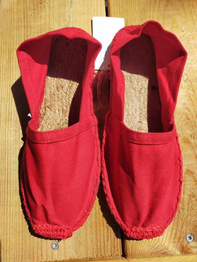 Mora Espadrille junior kleur rood zomer schoen zomerschoen junior jongen meisje kinderschoen