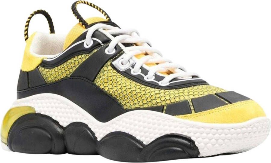 Moschino Heren Bubble Teddy Sneakers Geel