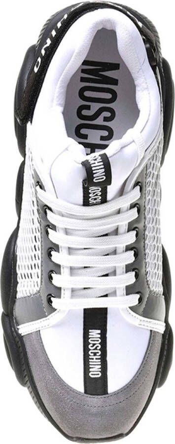 Moschino Heren Teddy Sneakers Wit