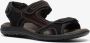 Mountain Peak leren heren sandalen zwart - Thumbnail 7