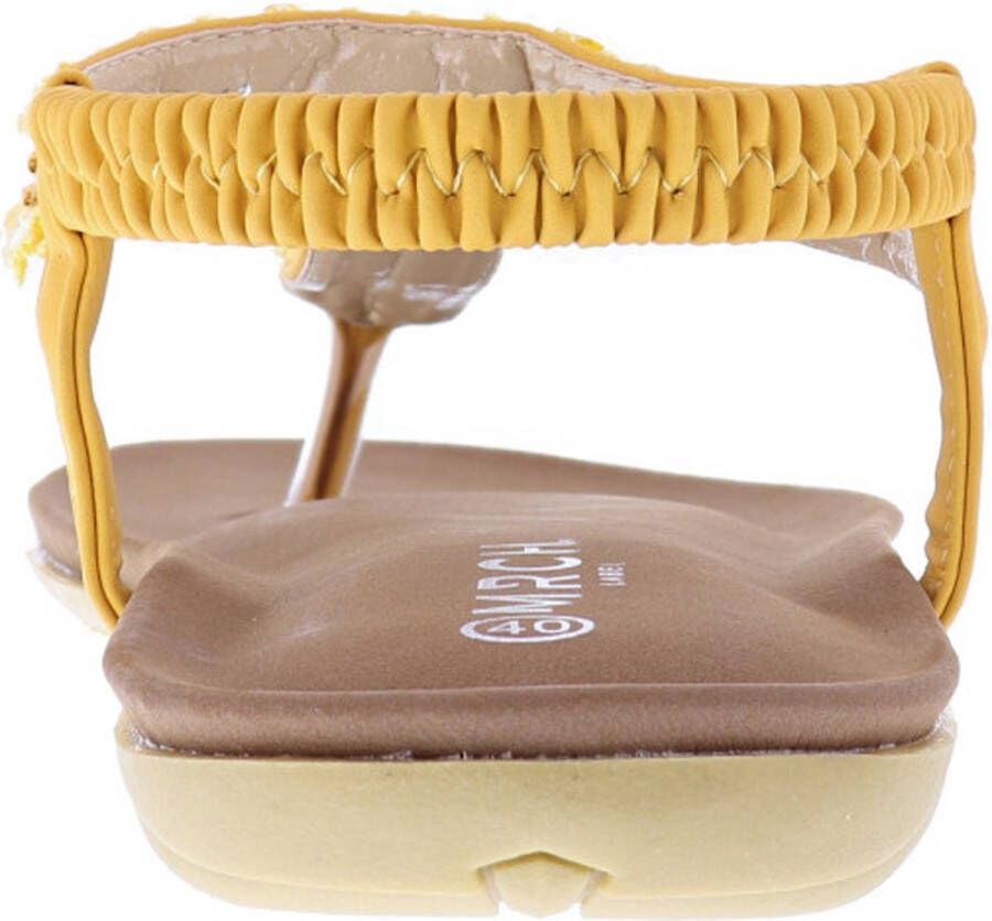 Mrchlabel Mrch Label Eke Dames Sandalen Slippers Groen Schelpjes - Foto 4
