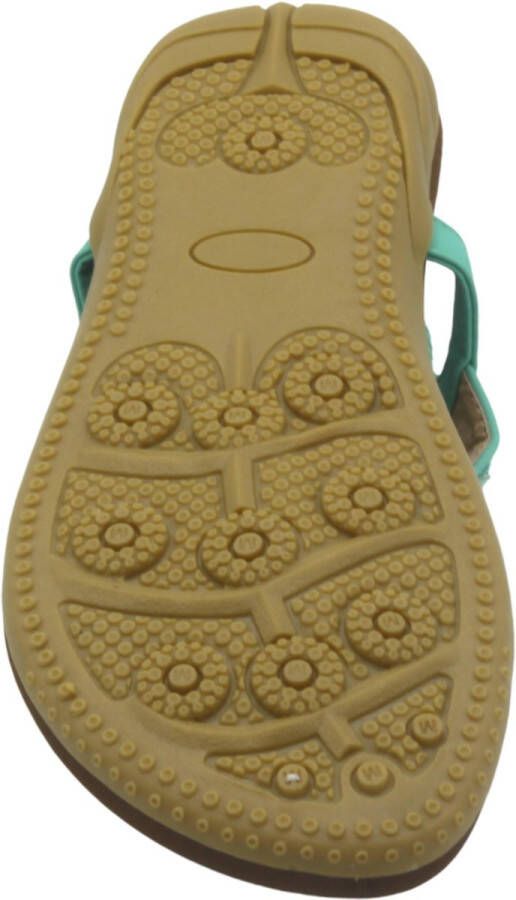 Mrchlabel Mrch Label Eke Dames Sandalen Slippers Groen Schelpjes - Foto 2