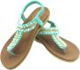 Mrchlabel Mrch Label Eke Dames Sandalen Slippers Groen Schelpjes - Thumbnail 5