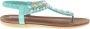 Mrchlabel Mrch Label Eke Dames Sandalen Slippers Groen Schelpjes - Thumbnail 6
