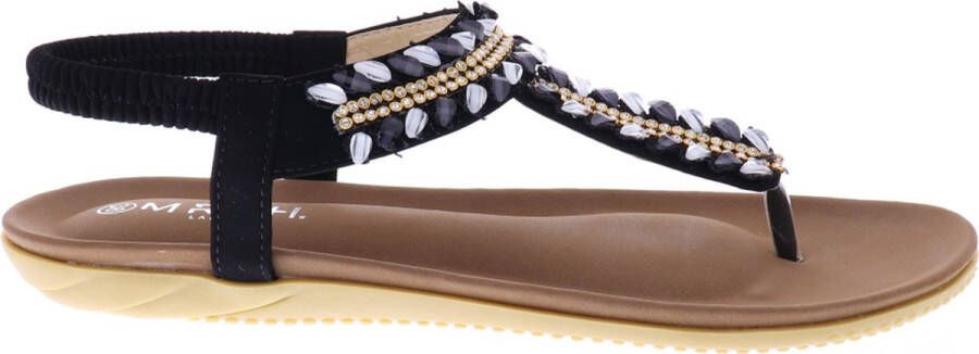 Mrchlabel Mrch Label Eke Dames Sandalen Slippers Groen Schelpjes - Foto 2